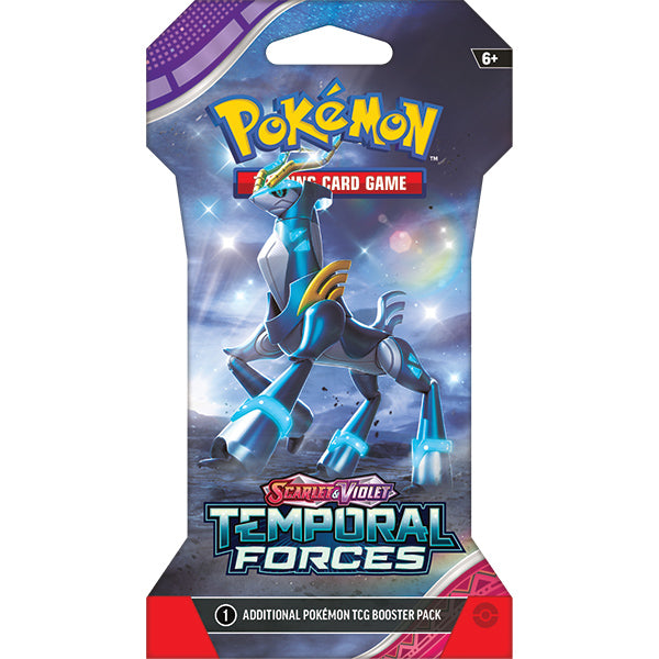FOX -Pokemon: Scarlet & Violet 05 Temporal Forces - Sleeved Booster Pack