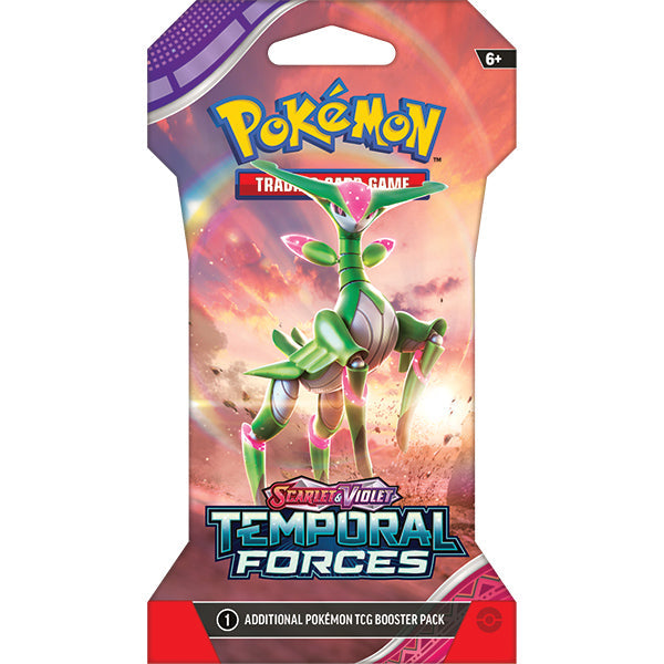 FOX -Pokemon: Scarlet & Violet 05 Temporal Forces - Sleeved Booster Pack