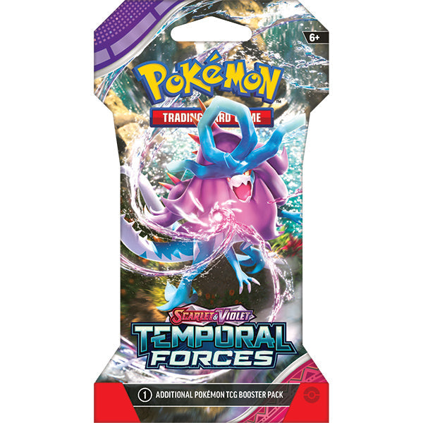 FOX -Pokemon: Scarlet & Violet 05 Temporal Forces - Sleeved Booster Pack