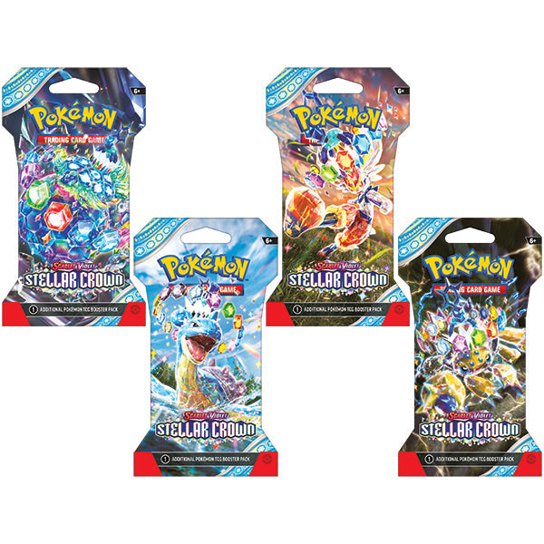 FOX -Pokemon: Scarlet & Violet 07 - Stellar Crown Sleeved Booster Pack