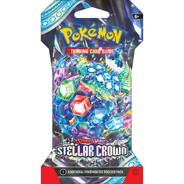 FOX -Pokemon: Scarlet & Violet 07 - Stellar Crown Sleeved Booster Pack