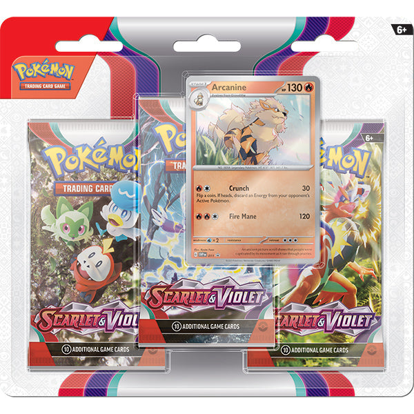 FOX -Pokemon: Scarlet & Violet 01 - 3 Booster Pack Blister