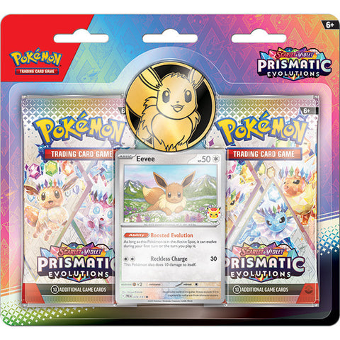 Pokemon: Scarlet & Violet 8.5 - Prismatic Evolutions 2 Pack Blister