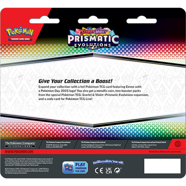 FOX -Pokemon: Scarlet & Violet 8.5 - Prismatic Evolutions 2 Pack Blister