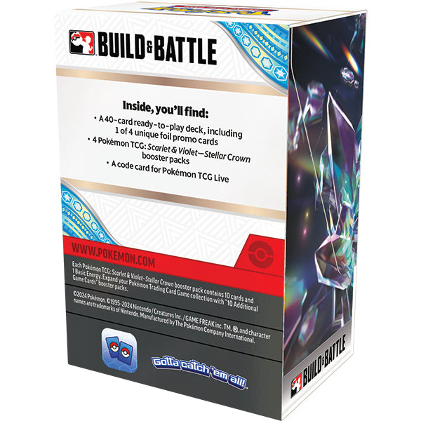 FOX -Pokemon: Scarlet & Violet 07 - Stellar Crown Build & Battle Box