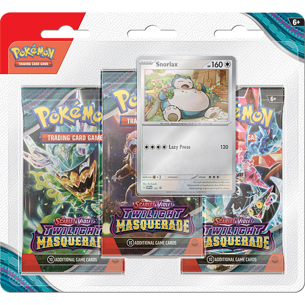 FOX -Pokemon: Scarlet & Violet 06 - Twilight Masquerade 3 Booster Pack Blister
