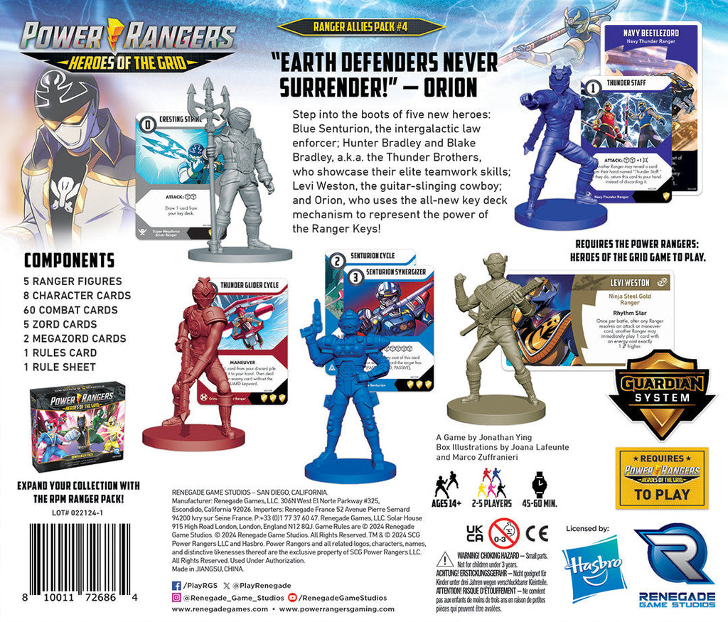 FOX -Power Rangers: Heroes of the Grid - Allies Pack #4