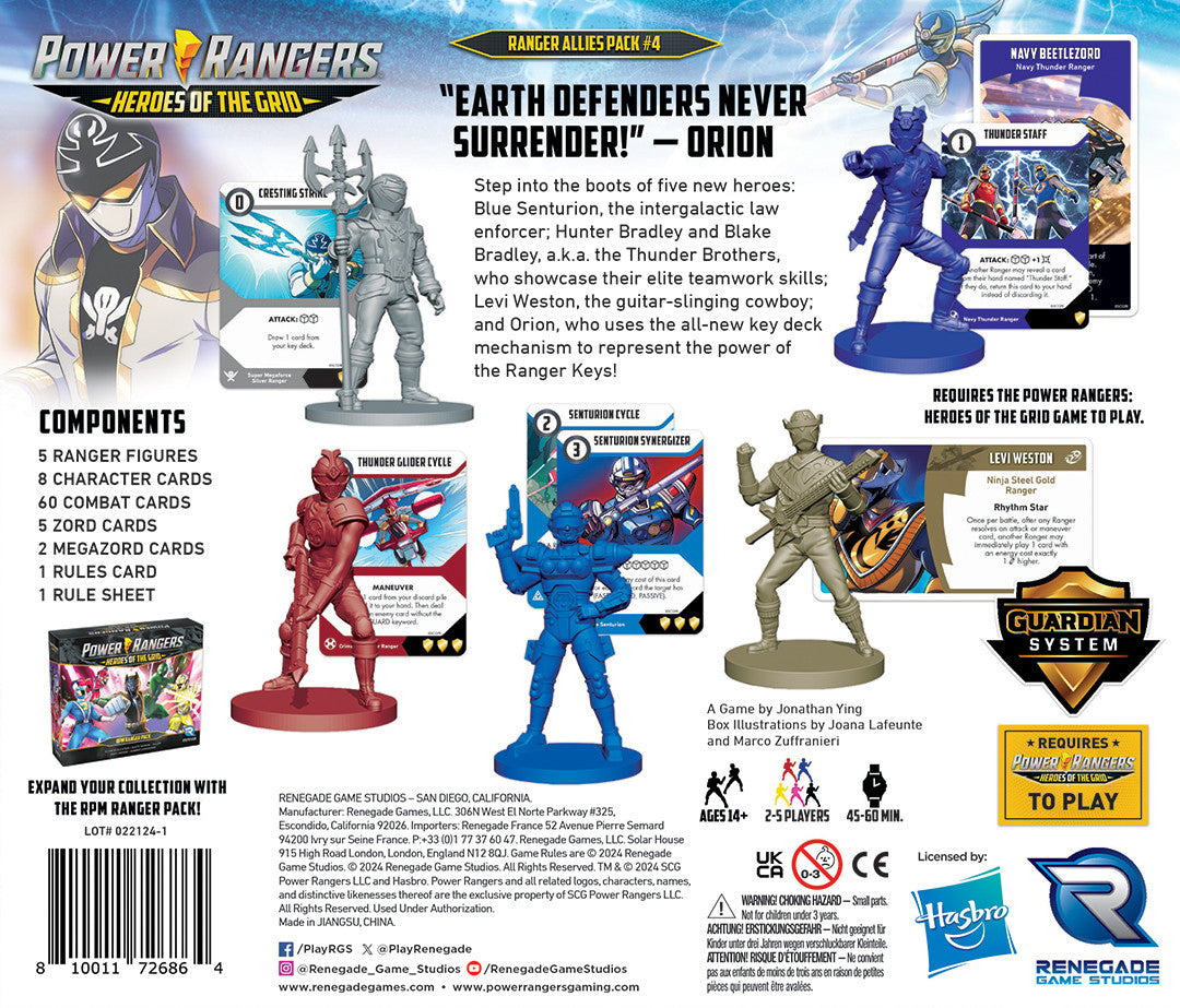 FOX -Power Rangers: Heroes of the Grid - Allies Pack #4