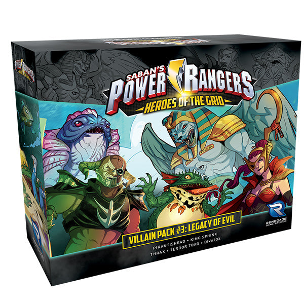 FOX -Power Rangers: Heroes of the Grid - Villain Pack #3 Legacy of Evil Expansion