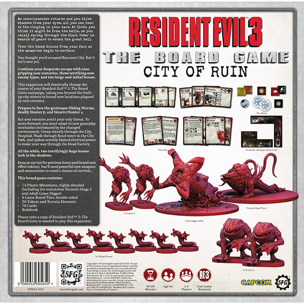 FOX -Resident Evil 3: The Board Game - City of Ruin Expansion
