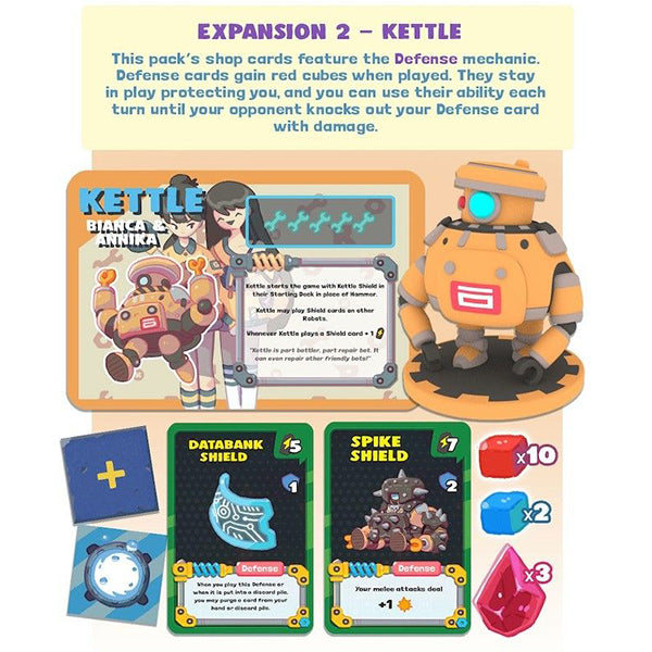 FOX -Robot Quest Arena: Kettle Robot Pack (Ding & Dent)