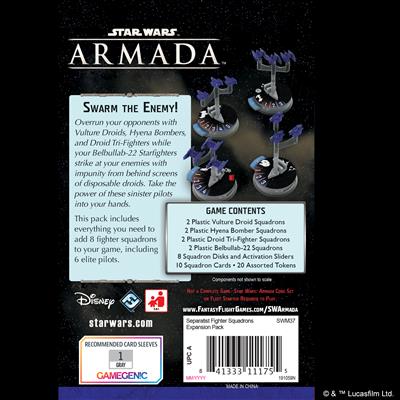 FOX -Star Wars Armada: Separatist Fighter Squadrons Expansion Pack