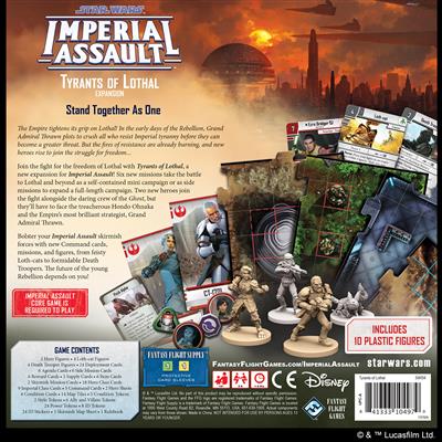 FOX -Star Wars: Imperial Assault - Tyrants of Lothal Expansion