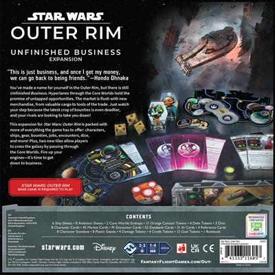 FOX -Star Wars: Outer Rim - Unfinished Business Expansion (Ding & Dent) [Severe Damage]