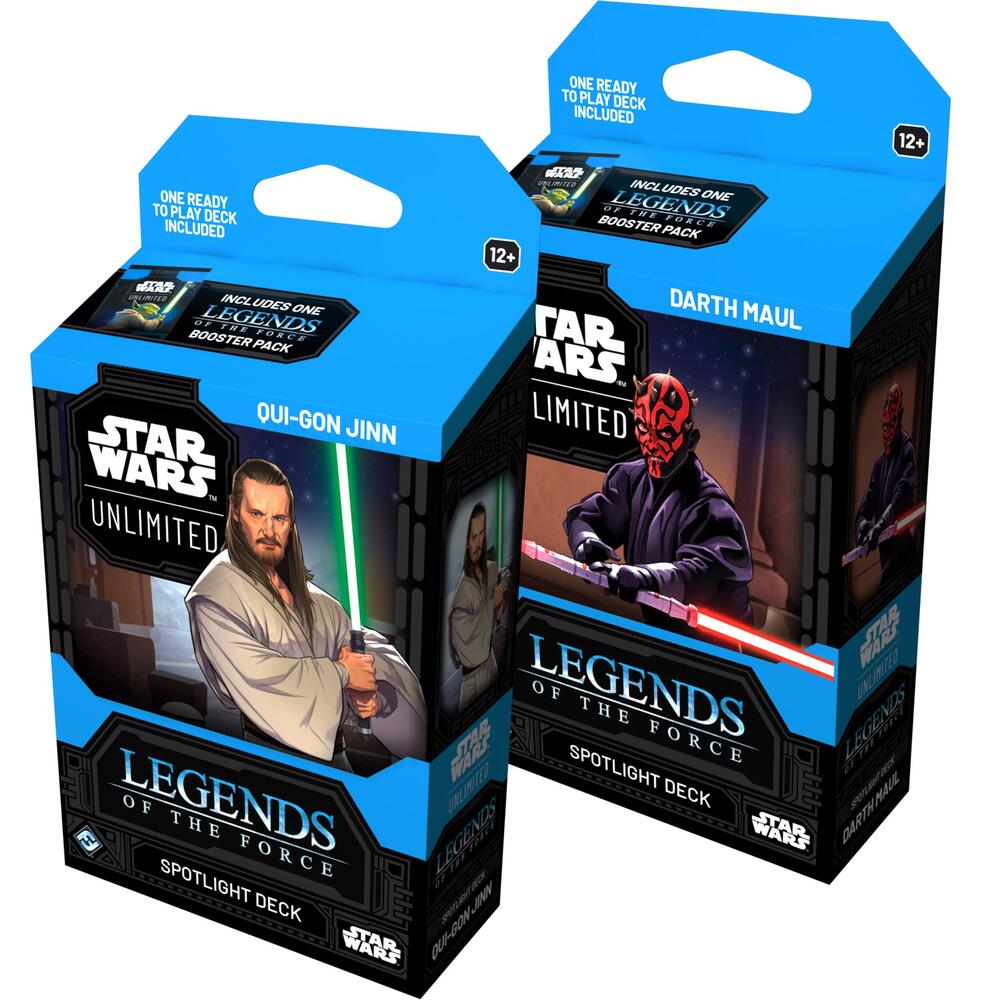 FOX -Star Wars: Unlimited - Legends of the Force Spotlight Decks (Set of 2)