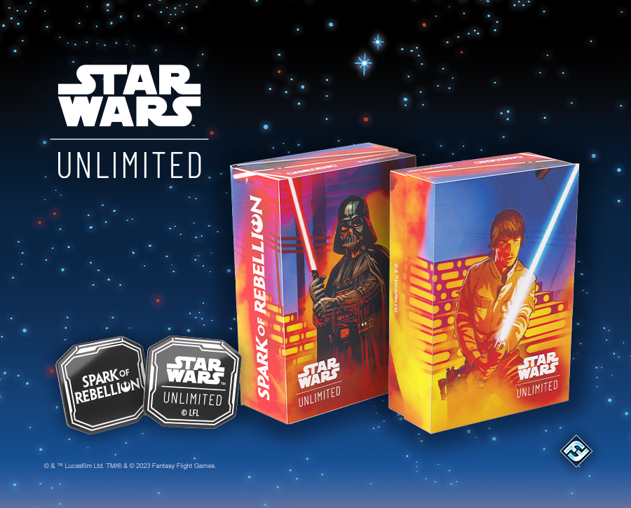 FOX -Star Wars: Unlimited - Spark of the Rebellion Mini Box and Initiative Token Promo