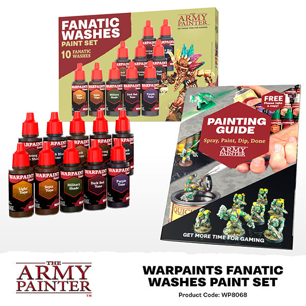 FOX -The Army Painter: Warpaints Fanatic - Washes Paint Set