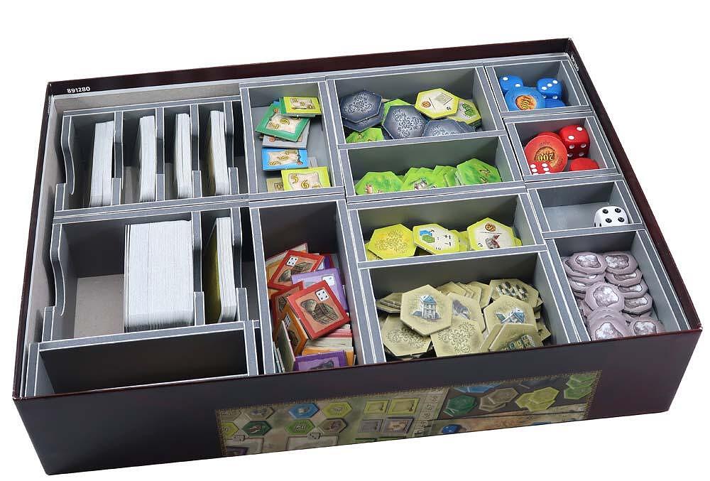 FOX -The Castles of Burgundy Folded Space Box Insert