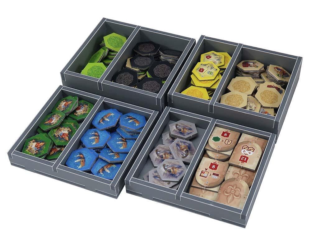 FOX -The Castles of Burgundy Folded Space Box Insert