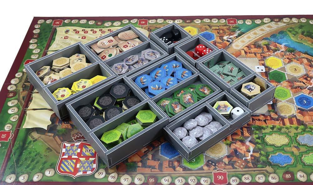 FOX -The Castles of Burgundy Folded Space Box Insert