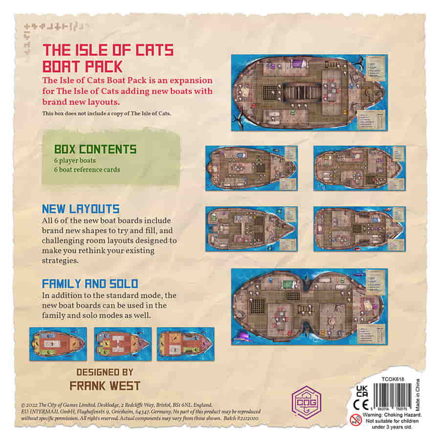FOX -The Isle of Cats: Boat Pack Expansion