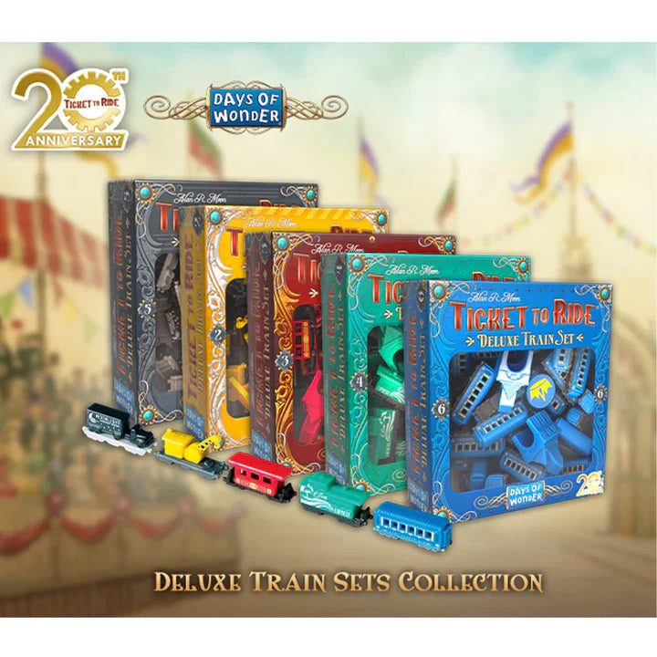 FOX -Ticket to Ride: 20th Anniversary Deluxe Train Set - 5 Pack