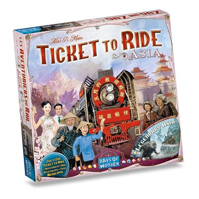 FOX -Ticket to Ride: Map Collection 1- Asia & Legendary Asia Expansion (Ding & Dent)