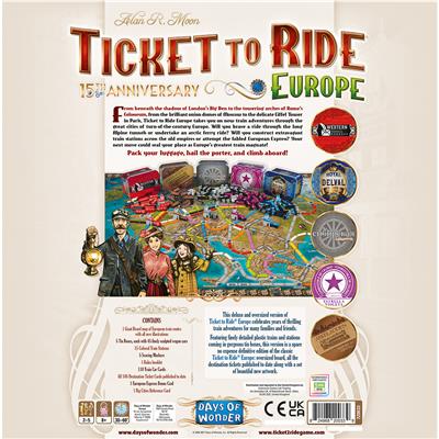 FOX -Ticket to Ride: Europe - 15th Anniversary Edition