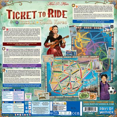 FOX -Ticket to Ride: Iberia & South Korea Map Collection 8 (Ding & Dent)