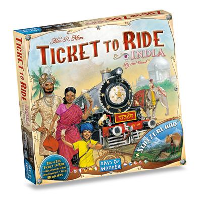 FOX -Ticket to Ride: India and Switzerland Map Collection 2