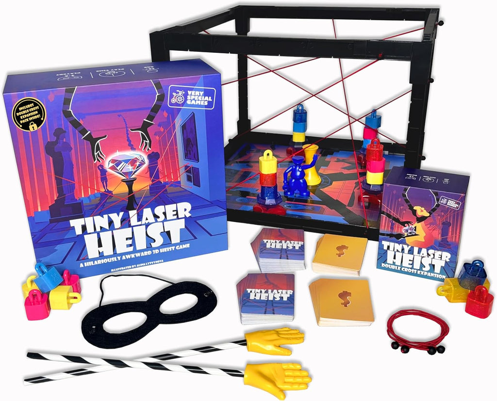 FOX -Tiny Laser Heist: Base Game + Double Cross Expansion (Ding & Dent)