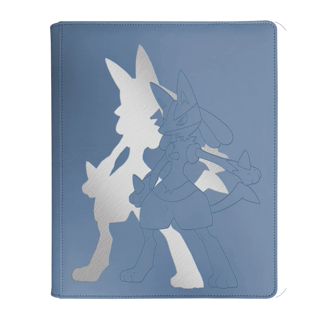 FOX -Ultra Pro Zippered PRO Binder 9-Pocket Pokemon Elite Series Lucario