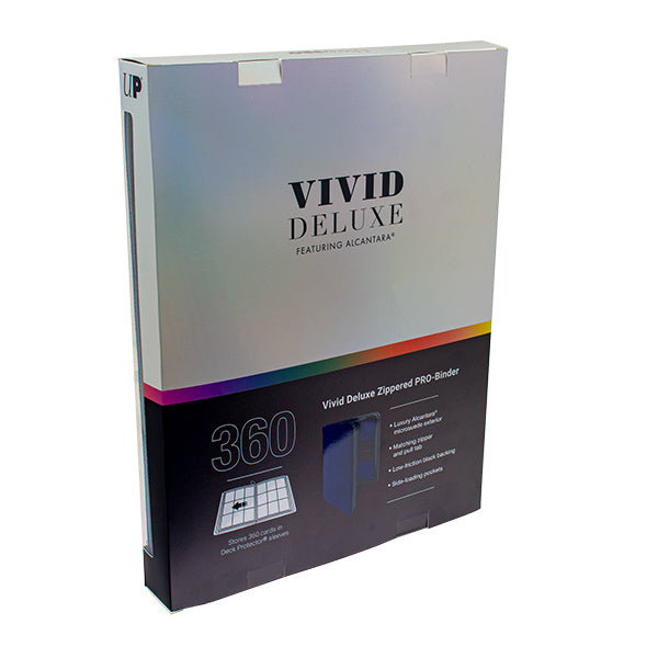 FOX -Ultra Pro: Vivid Deluxe Zippered 9-Pocket PRO-BINDER - Blue