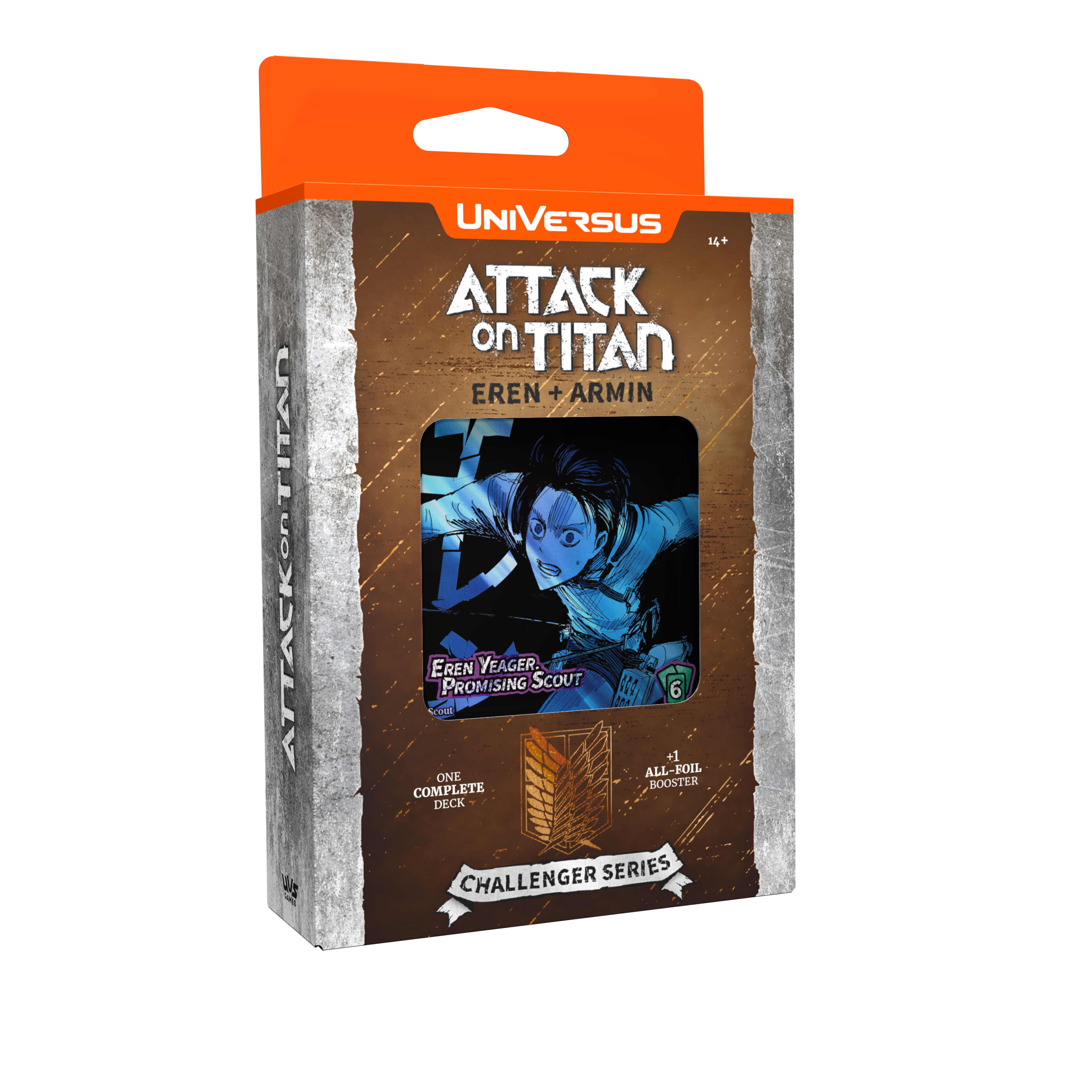 FOX -UniVersus: Attack on Titan - Battle for Humanity: Challenger Series Deck (Eren + Armin)