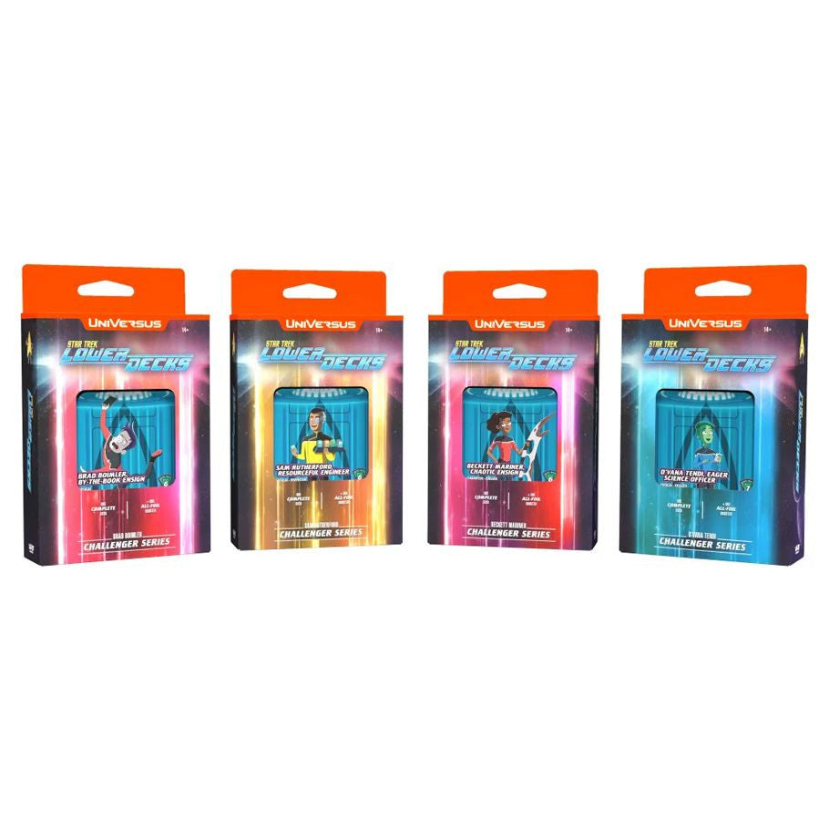 FOX -UniVersus: Star Trek Lower Decks - Challenger Series (Set of 4)