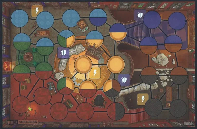 FOX -Unmatched: Sanctum Sanctorum & Navy Pier Neoprene Battlefield Mat