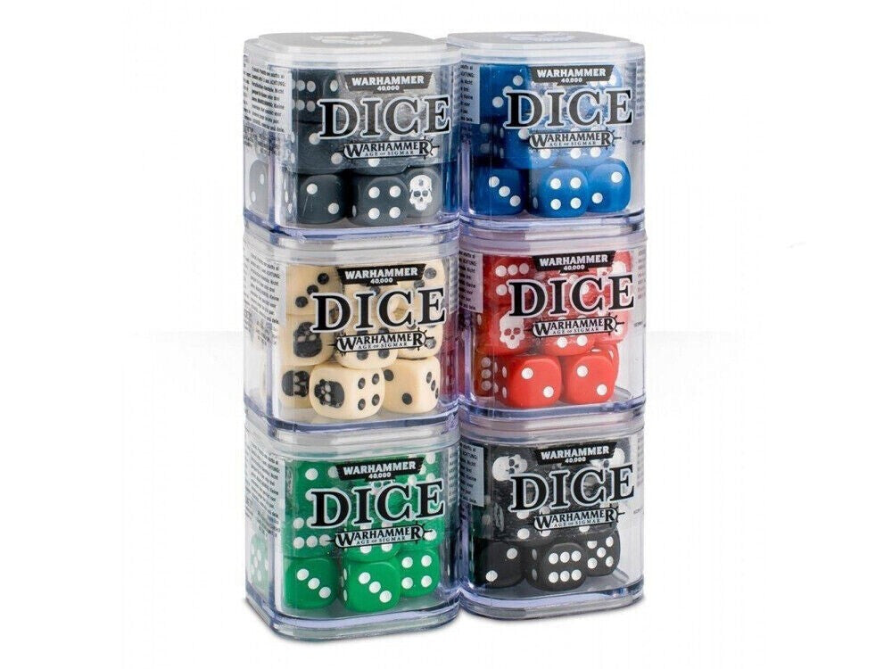 FOX -Warhammer 40K: 12mm Dice Cube Global 6-Pack