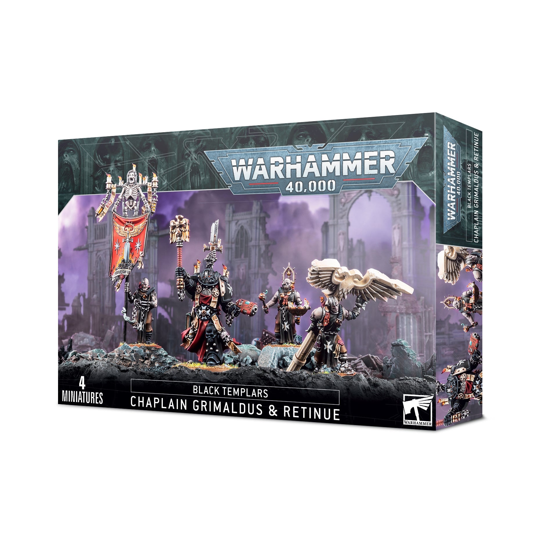 FOX -Warhammer 40K: Black Templars - Chaplain Grimaldus & Retinue