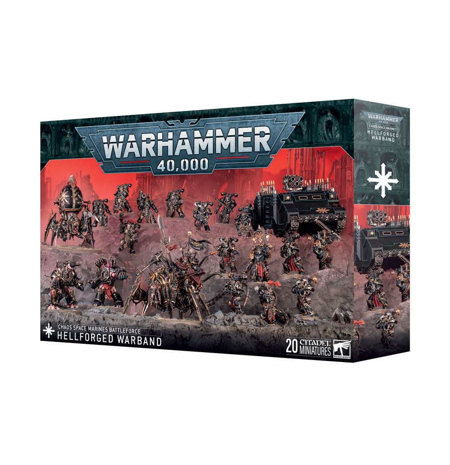 FOX -Warhammer 40K: Chaos Space Marines Battleforce - Hellforged Warband