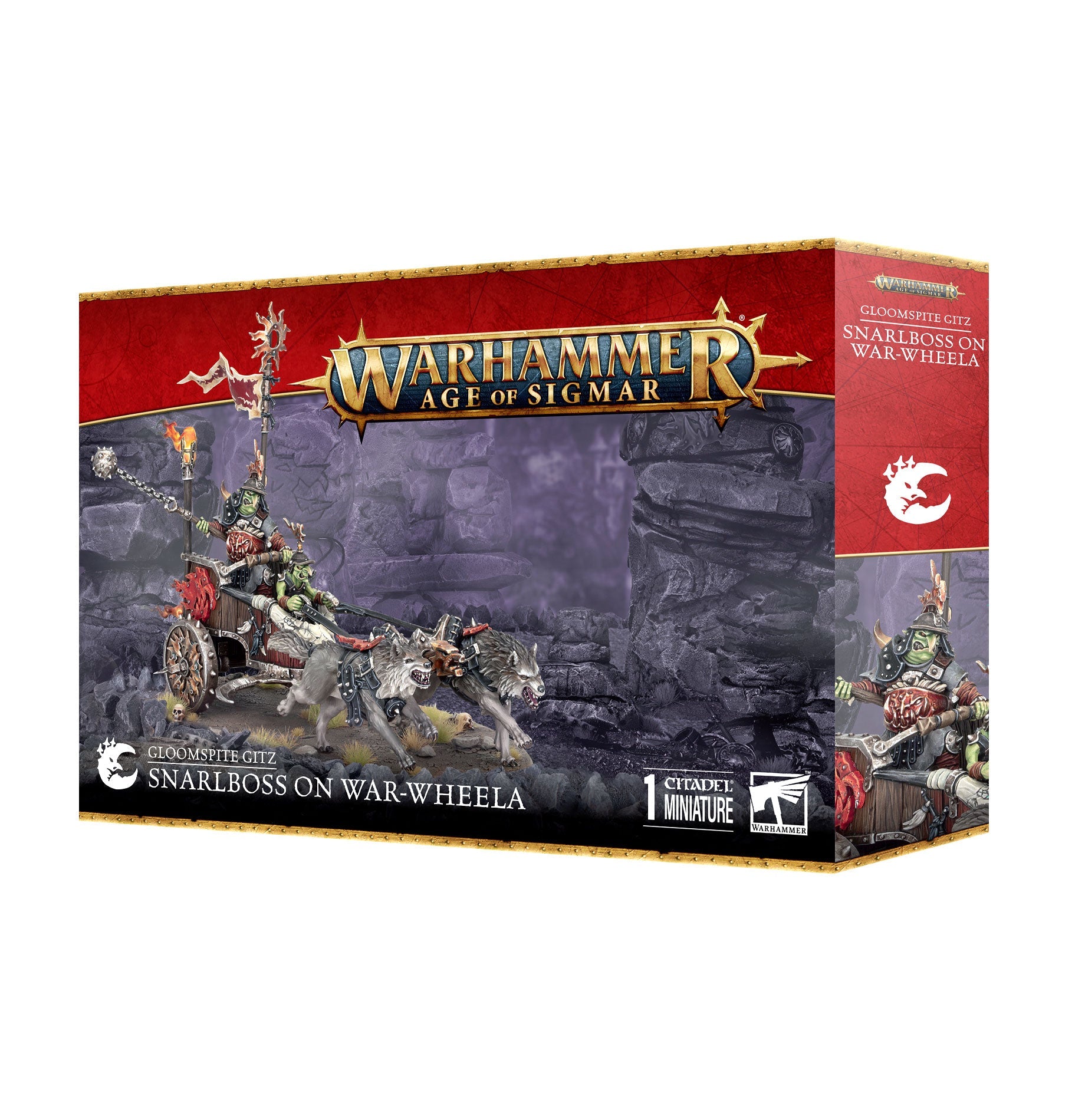 FOX -Warhammer Age of Sigmar: Gloomspite Gitz - Snarlboss on War-Wheela