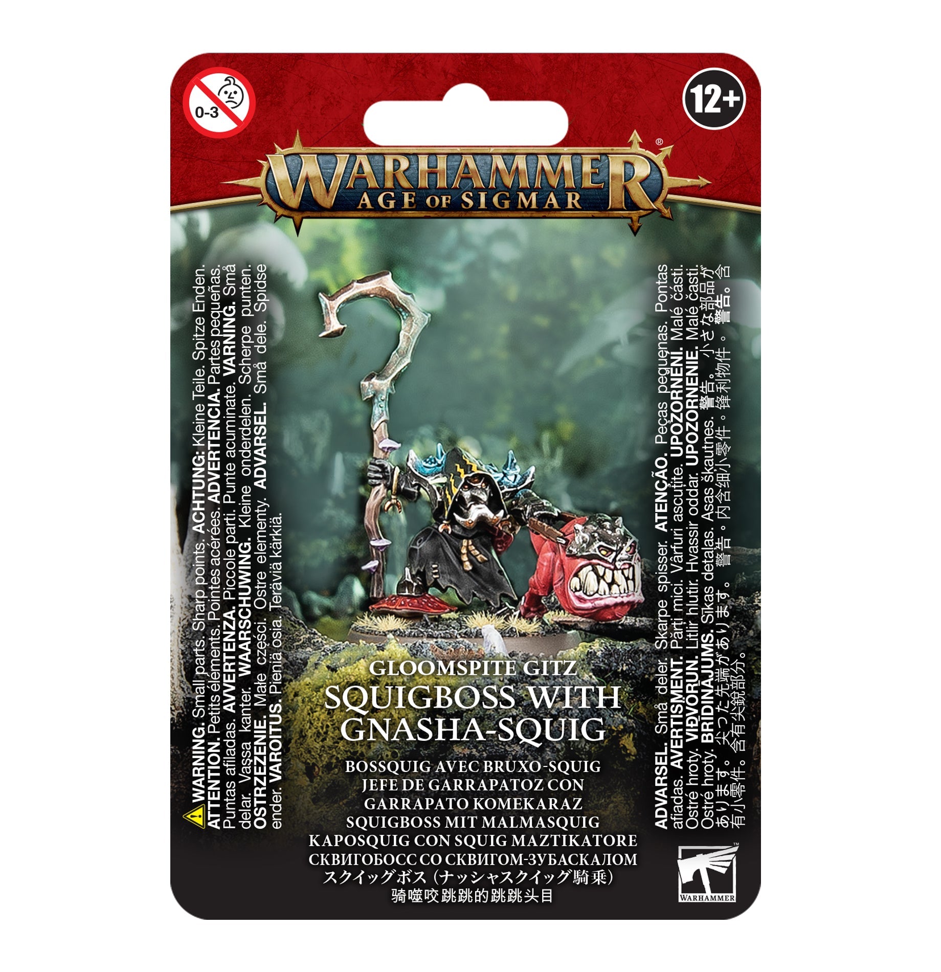 FOX -Warhammer Age of Sigmar: Gloomspite Gitz - Squigboss with Gnasha-Squig