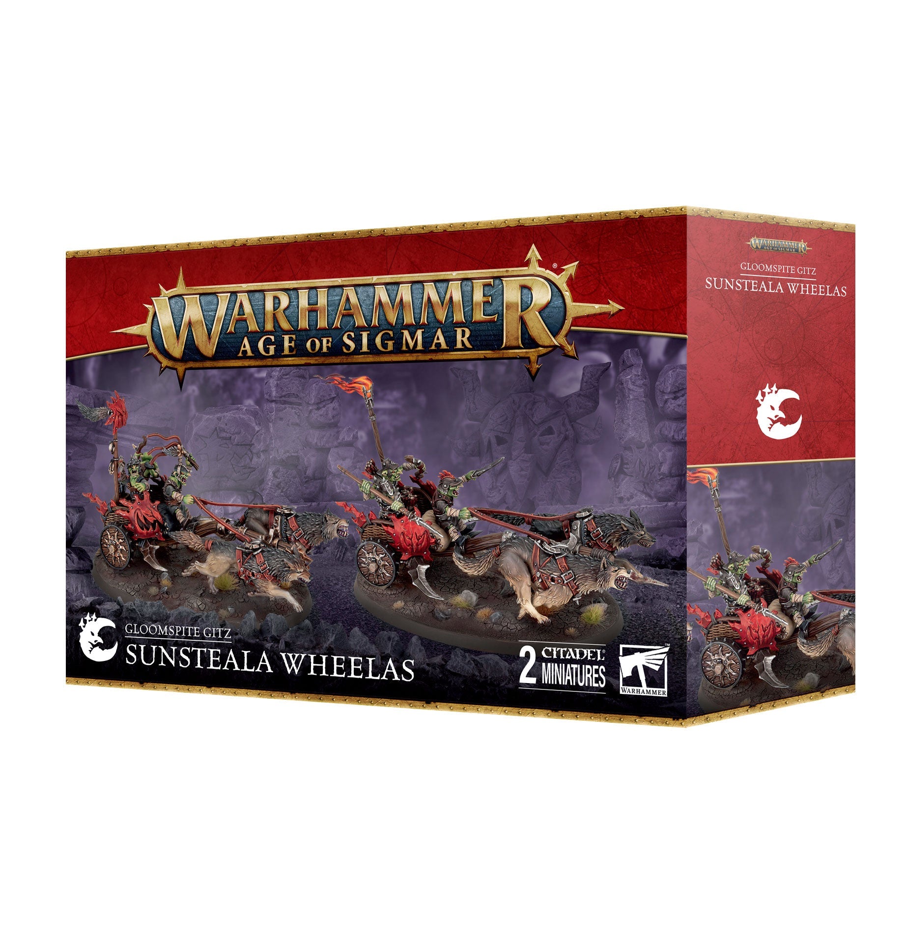 FOX -Warhammer Age of Sigmar: Gloomspite Gitz - Sunsteala Wheelas
