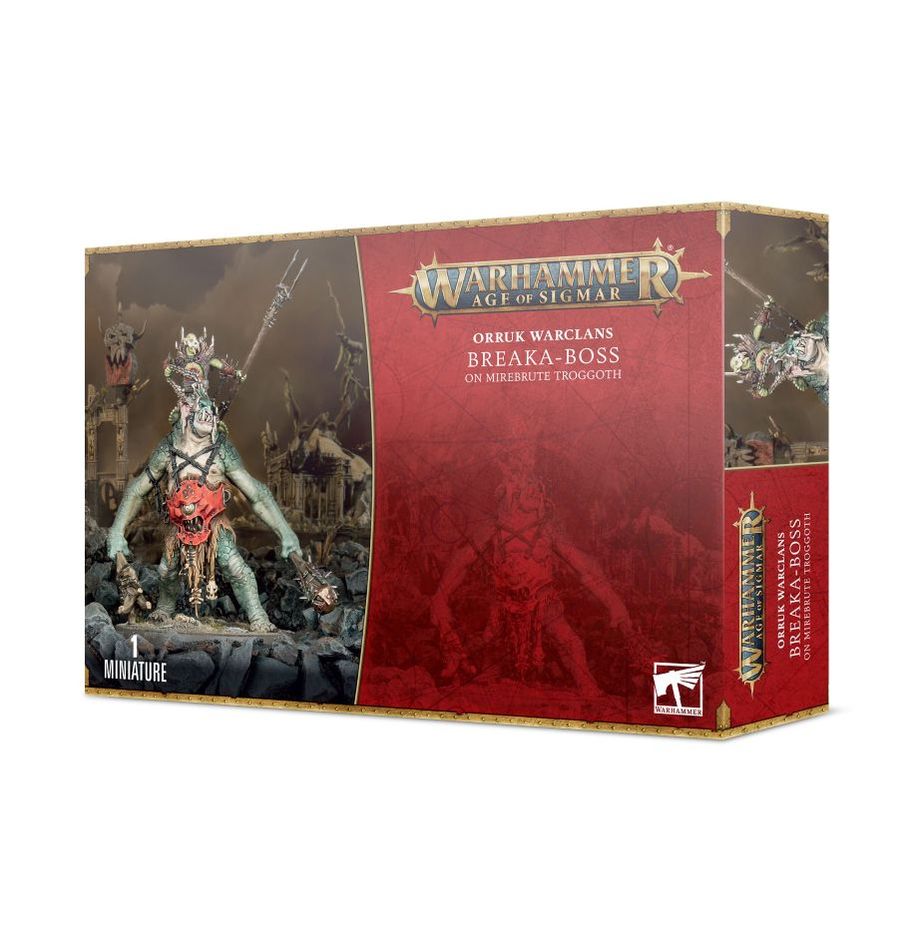 FOX -Warhammer Age of Sigmar: Orruk Warclans - Breaka-Boss on Mirebrute Troggoth