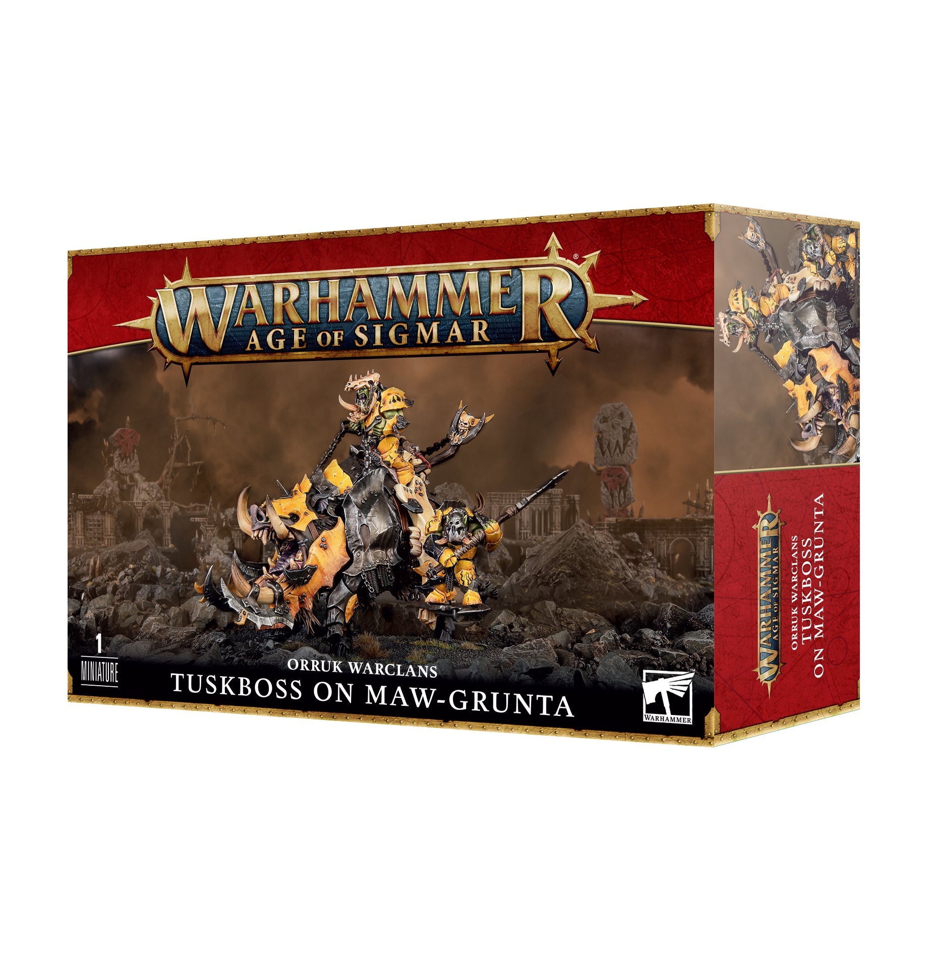 FOX -Warhammer Age of Sigmar: Orruk Warclans - Tuskboss on Maw-Grunta