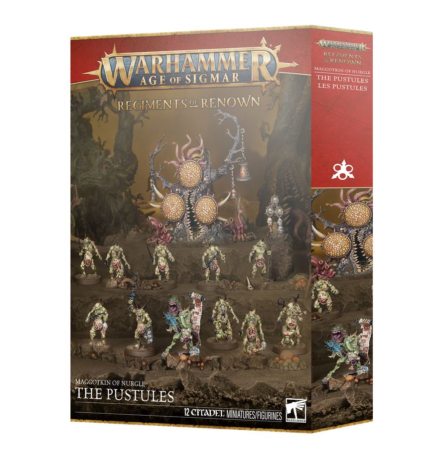 FOX -Warhammer: Age of Sigmar - Regiment of Renown - Maggotkin of Nurgle: The Pustules