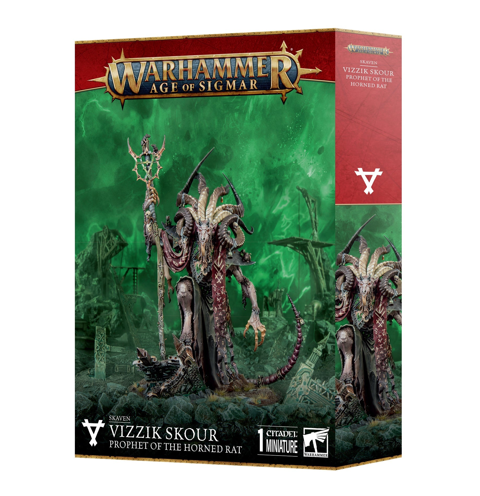 FOX -Warhammer Age of Sigmar: Skaven - Vizzik Skour, Prophet of the Horned Rat