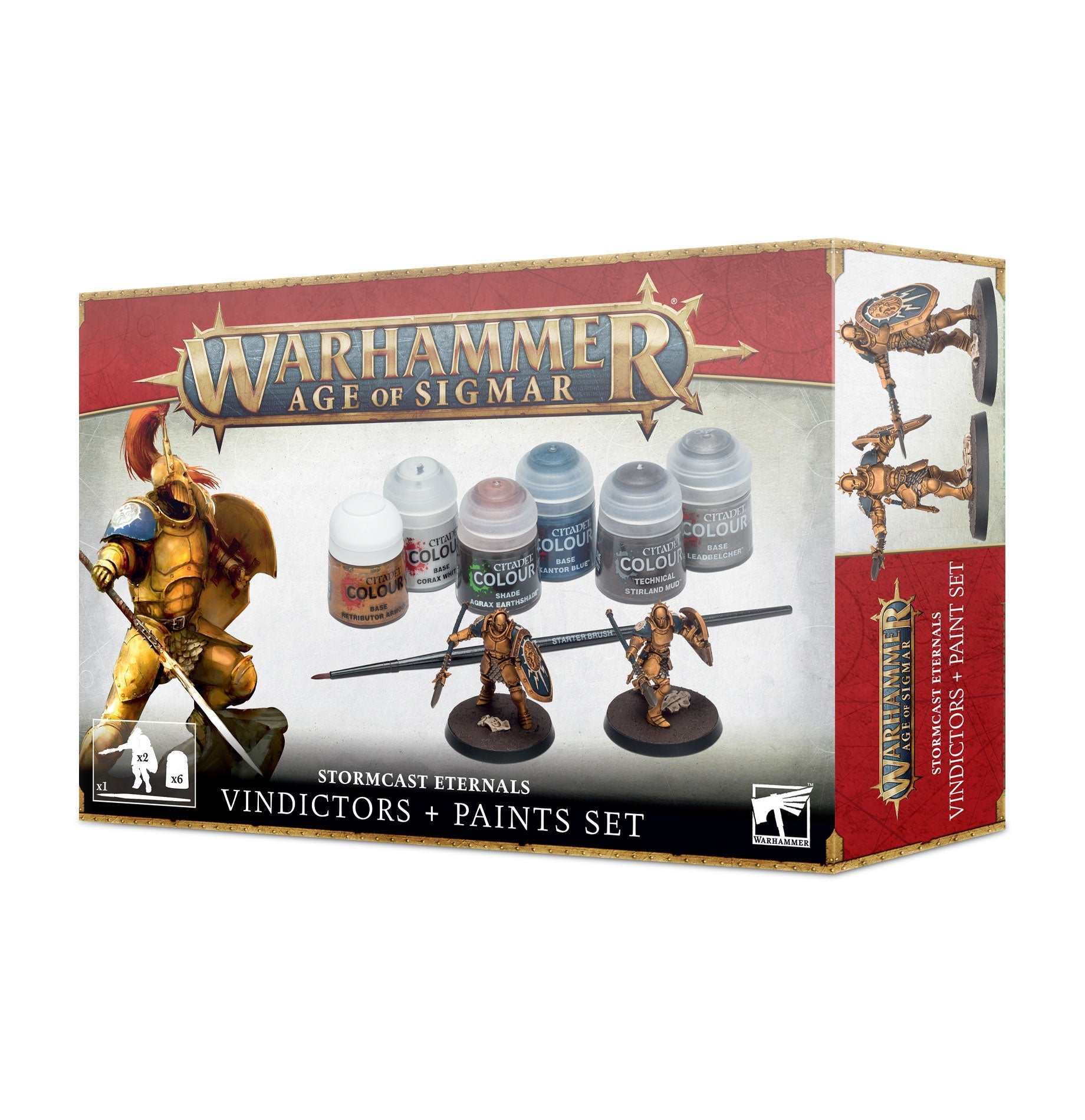 FOX -Warhammer Age of Sigmar: Stormcast Eternals - Vindictors and Paint Set (Discontinued)