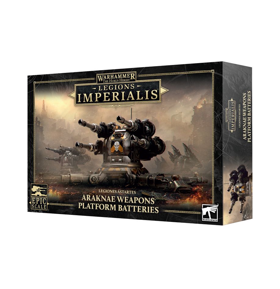 FOX -Warhammer: The Horus Heresy - Legions Imperialis: Legiones Astartes Araknae Weapons Platform Batteries