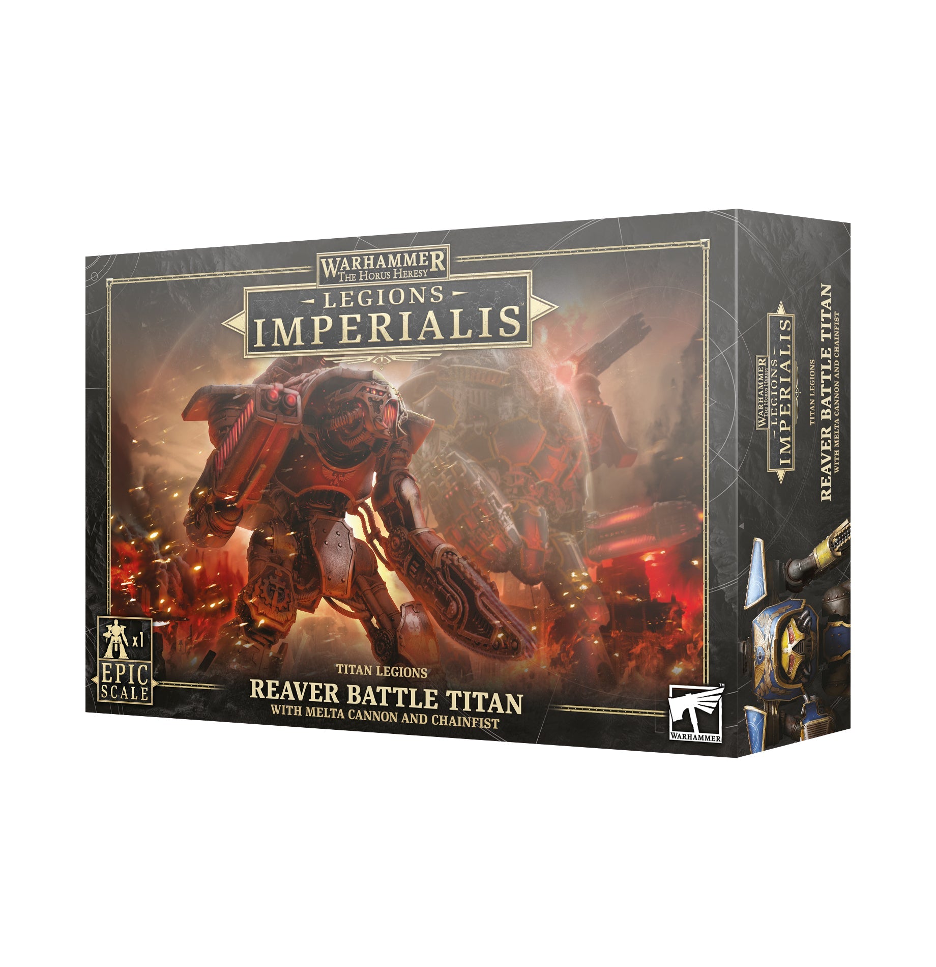 FOX -Warhammer: The Horus Heresy - Legions Imperialis: Reaver Battle Titan with Melta Cannon and Chainfist