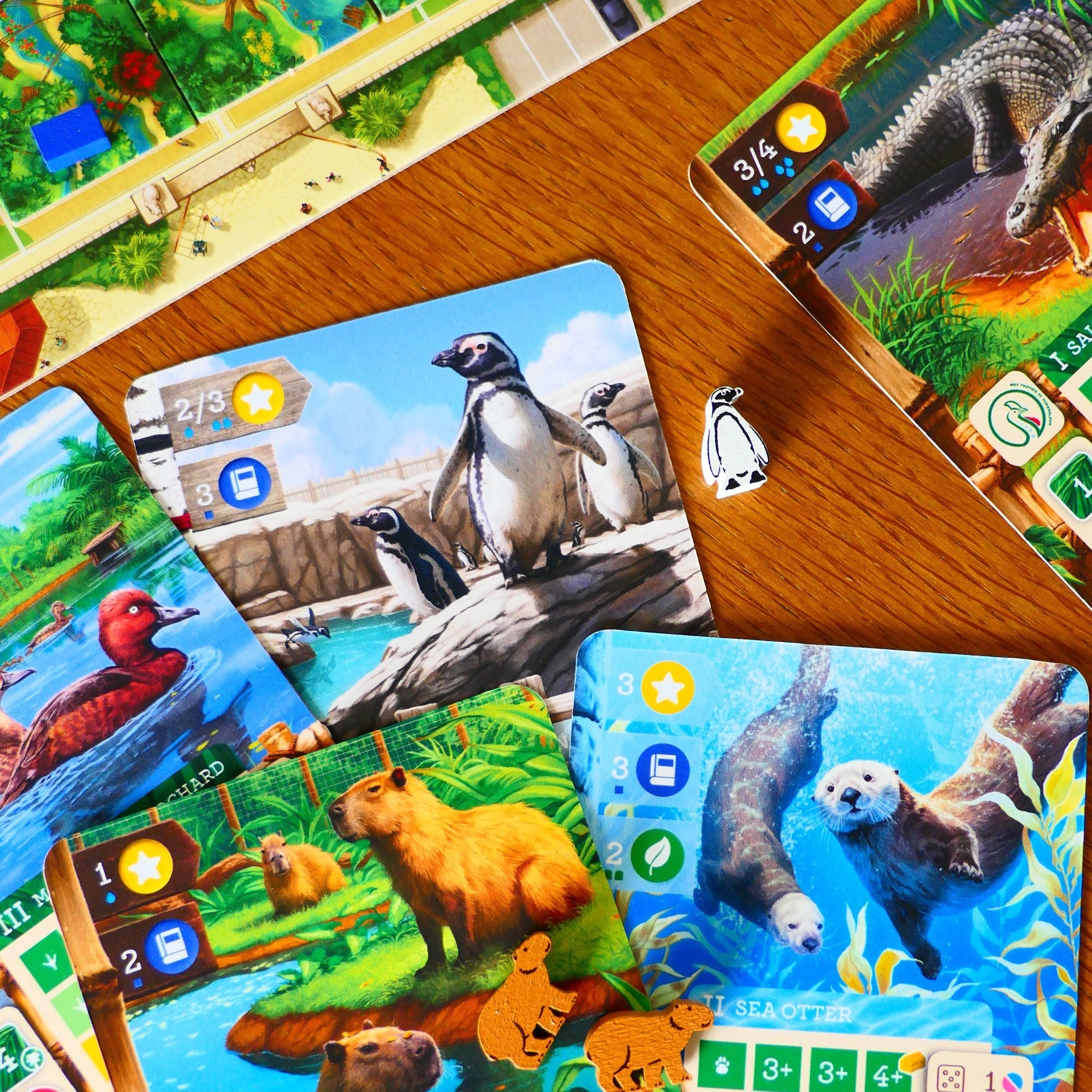 FOX -Zoo Tycoon: The Board Game - New Shores Expansion - Deluxe Edition (Ding & Dent)